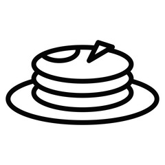 Pancake Vector Icons