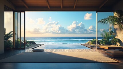 Stunning beachfront room with private balcony and ocean views