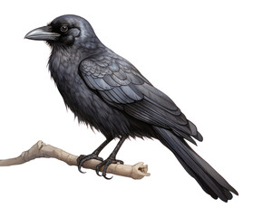 Fototapeta premium PNG Crow blackbird drawing animal.