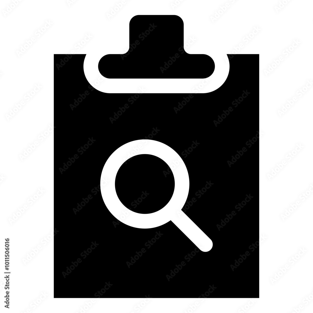 Poster simple task search icon