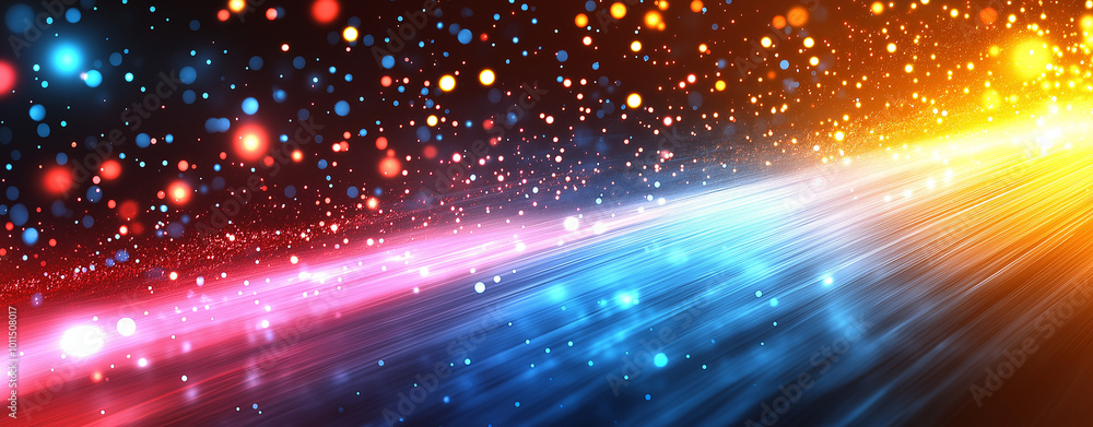 Poster abstract digital data background. art can be used in the description of network abilities, technolog