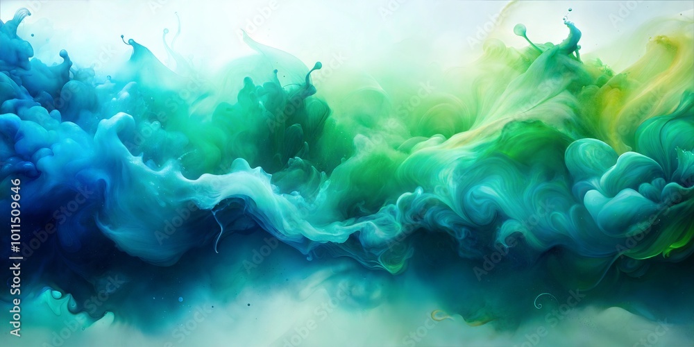 Sticker abstract colorful fractal background