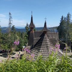 church in the mountains