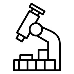 Microscope Vector Icons