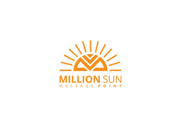 M sun vector logo