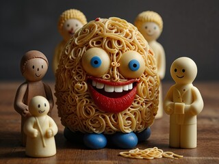 Fototapeta premium eggs and a doll