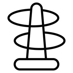 Ring Toss Vector Icons