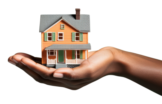 PNG Architecture building finger house.