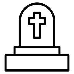 Obraz premium Grave Vector Icons