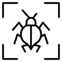 Obraz premium Virus Scan Vector Icons