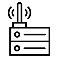 Online Server Vector Icons