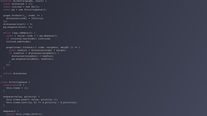 Developer Typing Random Code in Dark IDE