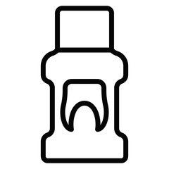 Mouthwash Vector Icons