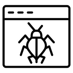 Browser Hacked Vector Icons