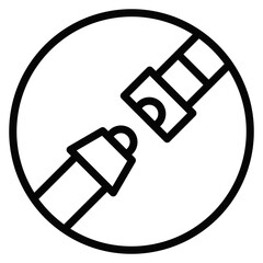 Seatbelt Vector Icons