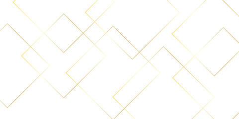 Golden square pattern on banner design. Modern and minimal concept abstract geometric background. Vector abstract elegant with copy space template design.