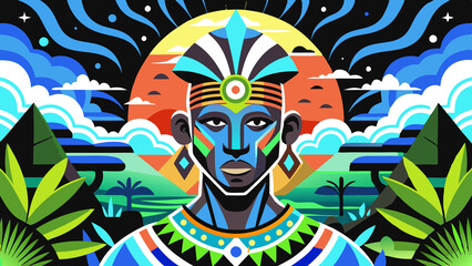 Obraz premium background, african art, 