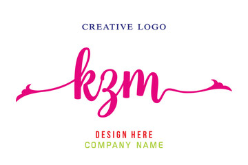 KZM  lettering logo is simple, easy to understand and authoritative