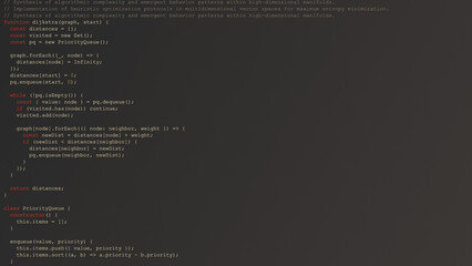 Random Hacker Code on Dark IDE Screen