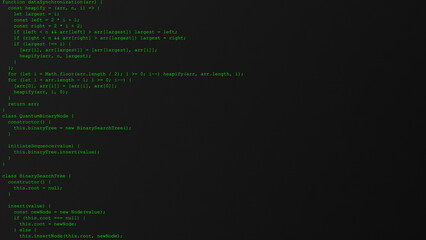 Hacker Typing Random Code in Terminal Interface