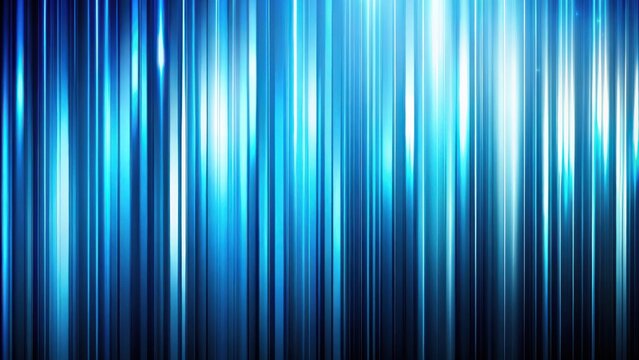 Abstract blue and white vertical stripes with a glowing effect, showcasing a dynamic and energetic design.