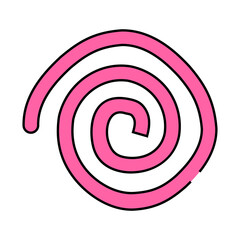 fruit leather line icon vector. fruit leather sign. isolated symbol illustration