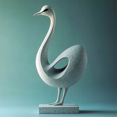 ostrich sculpture bronze