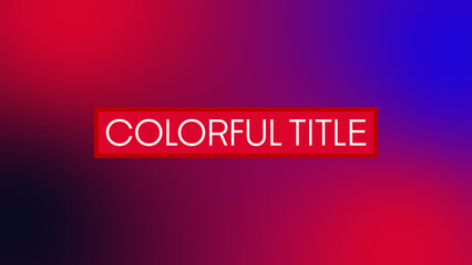 Colorful Titles | Modern Title Animation for Real Estate Listings and Virtual Tours