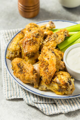 Spicy Homemade Lemon Pepper Chicken Wings
