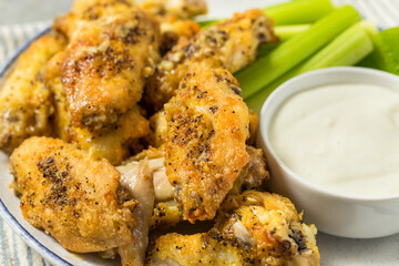 Spicy Homemade Lemon Pepper Chicken Wings