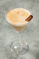 Boozy Cold Pumpkin Spice Martini Cocktail