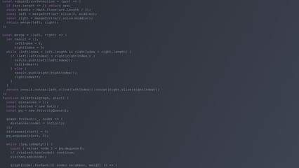 Software Engineer Writing Random Programs in Dark IDE