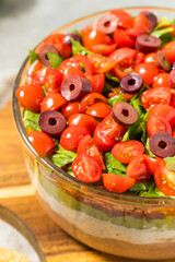 Homemade Mexican Seven Layer Dip