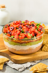 Homemade Mexican Seven Layer Dip
