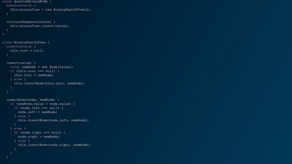 Software Engineer Writing Random Code in a Dark IDE Environment