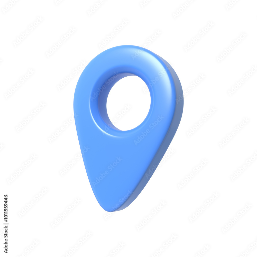 Poster shiny pin map gps icon for determining delivery location or indicating coordinates location, illustr