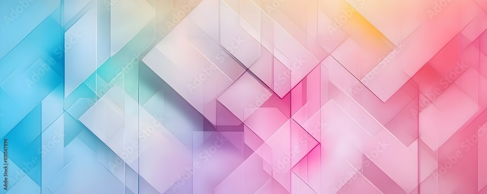 Aufkleber dynamic geometric symphony - vibrant abstract background with bold contrasts and striking visual eff