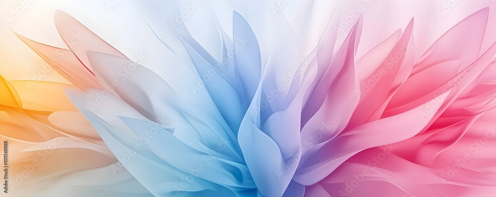 Poster vibrant abstract geometry - explosive colors and dynamic symmetry in high contrast bold edges creati