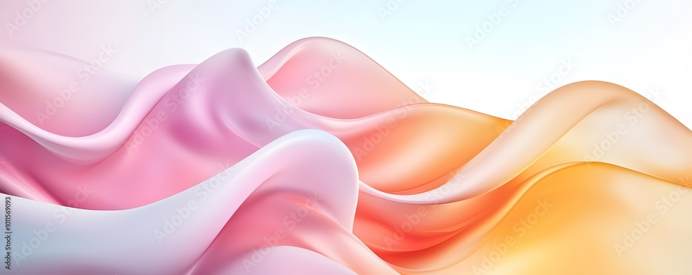 Poster dreamlike abstract background with layered textures and bold highlights - surreal flow of muted tone