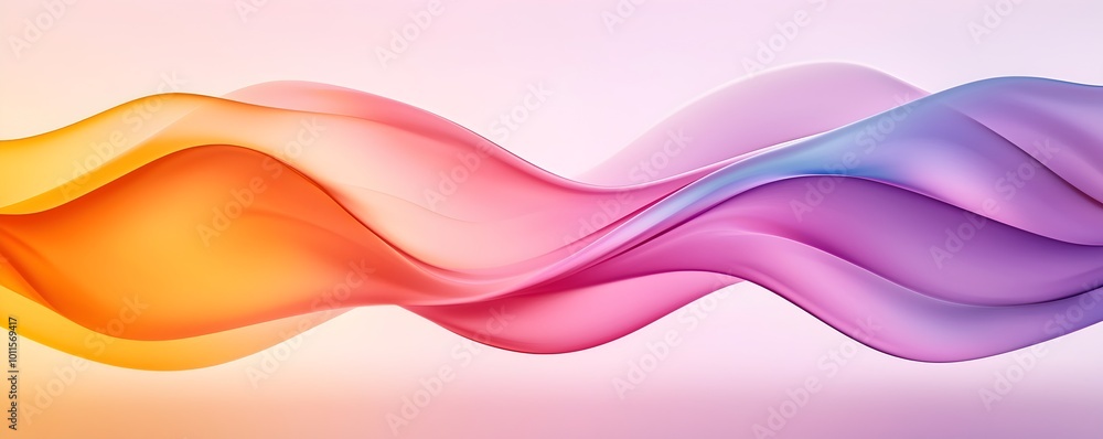 Poster vibrant abstract energy lines - dynamic colorful background with flowing curves and intense contrast