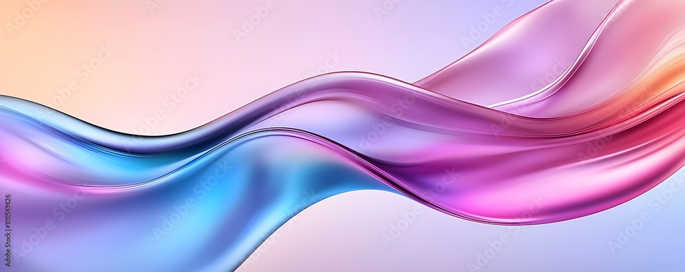 Poster vibrant fluid fractals - dynamic abstract background with seamless flow and optical effects for imme