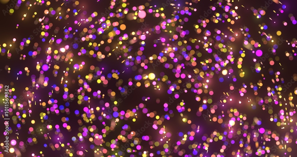 Poster inside digital data tunnel. Futuristic abstract background with neon rays. Concept for big data,