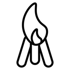 Campfire Vector Icons