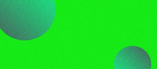 Gradient Green Sphere with Noise Effect in Abstract Background