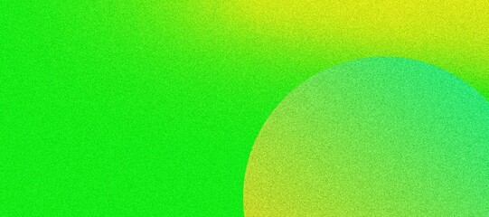 Grainy Effect with One Green Sphere in Abstract Design
