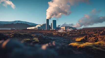 Reykjavik features geothermal energy aurora borealis AI volcanoes and hot springs