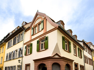 Street view of downtown Heidelberg, Germany