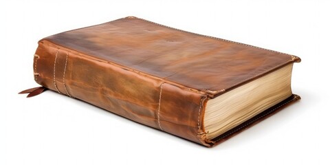 Obraz premium holy bible book isolated on white background.