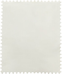 Blank postage stamp isolated on white background