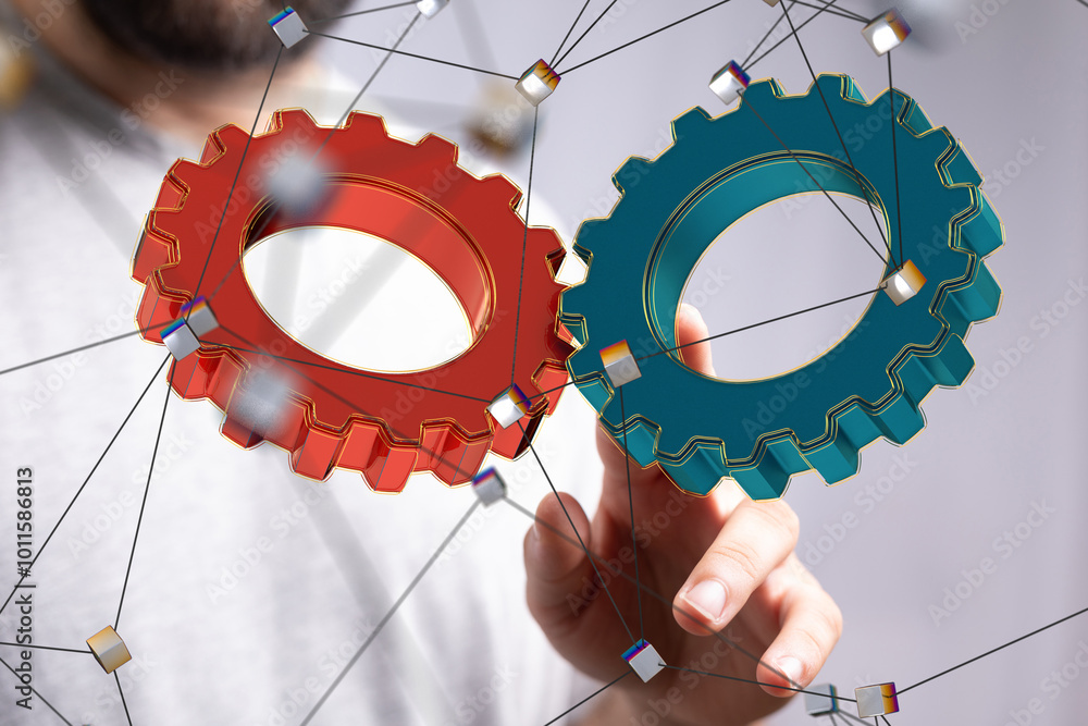 Poster Engineering And Design Image gears